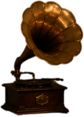 Open gramophone player