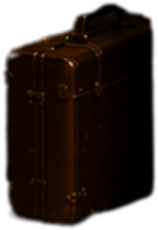 Open suitcase